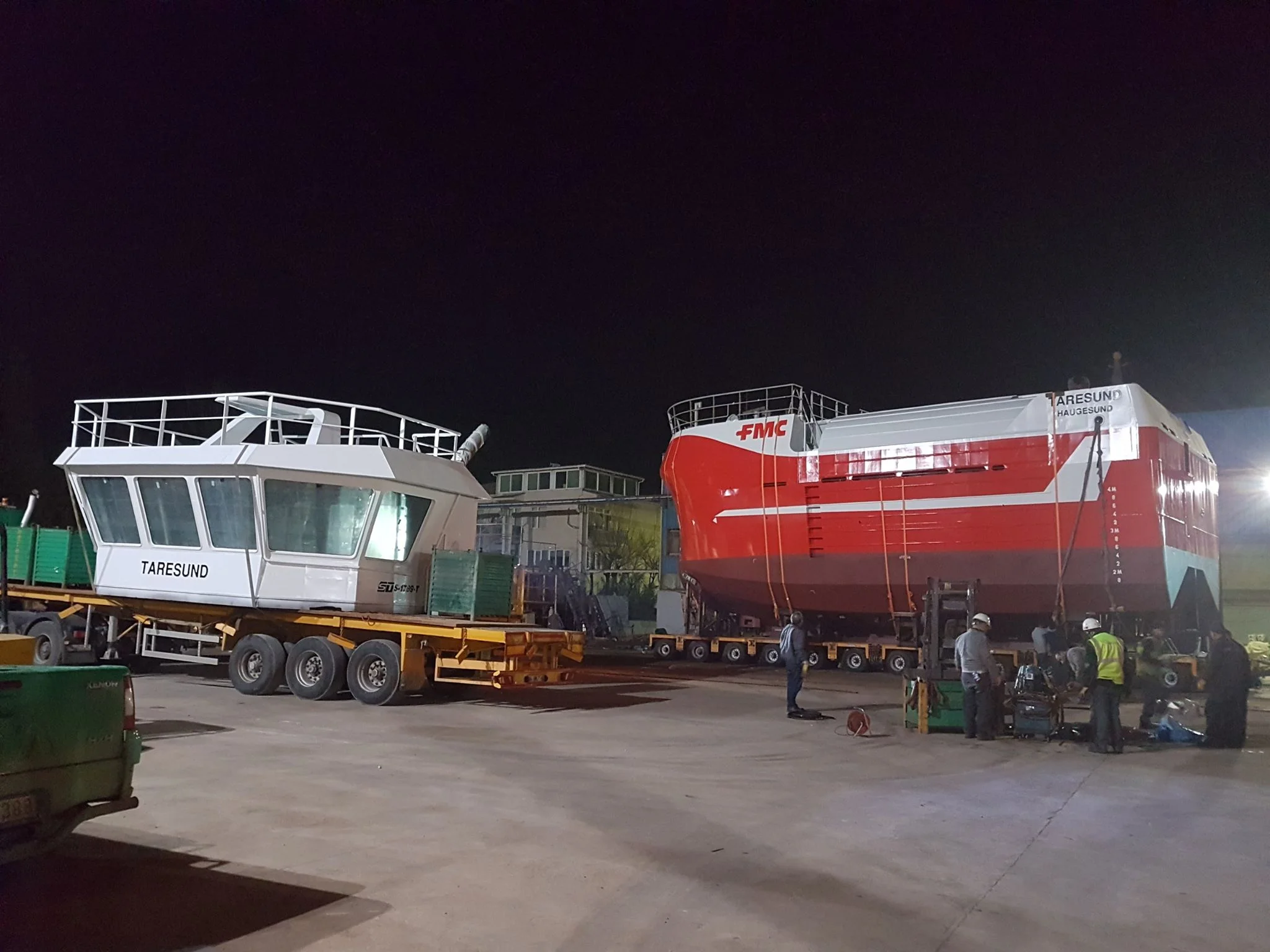 Skrog M/S Taresund i Tyrkia
